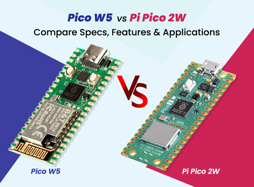 Pico W5 vs Pi Pico 2W – Compare Specs, Features & Applications – CrowPi