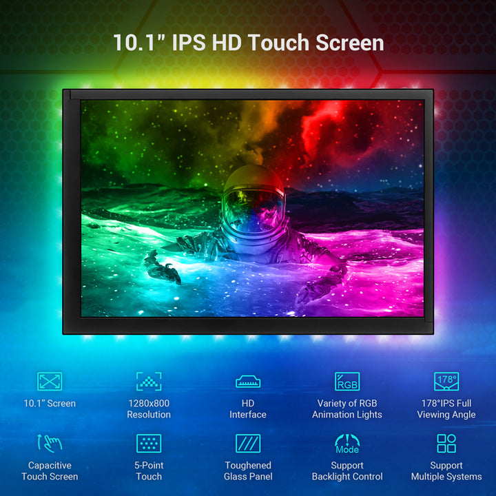 10.1 inch IPS HD Touch Screen