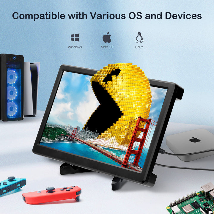 11.6 inch monitor compatible with various OS and devices