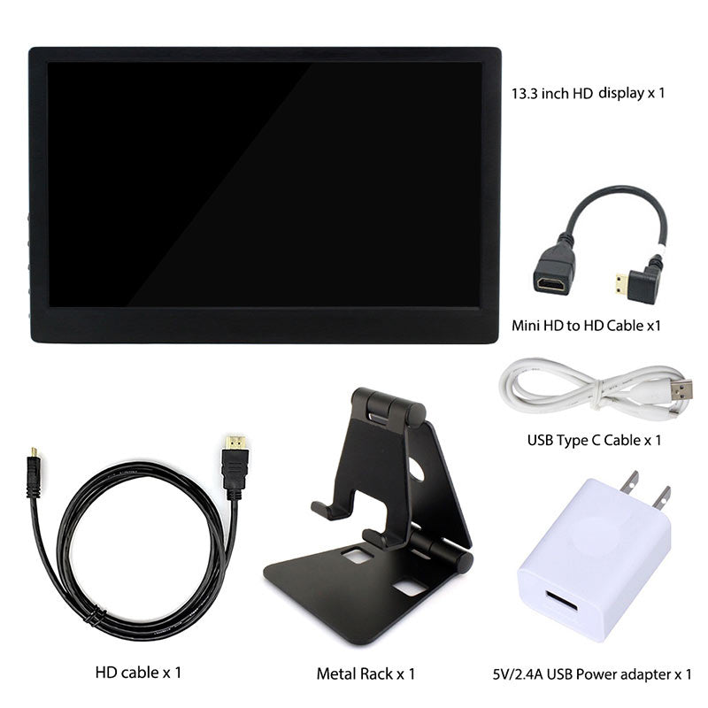 SF133M 13.3 inch Portable Display 1920 x 1080 HDMI-compatible for Raspberry Pi/ PS4/ XBOX/ NS