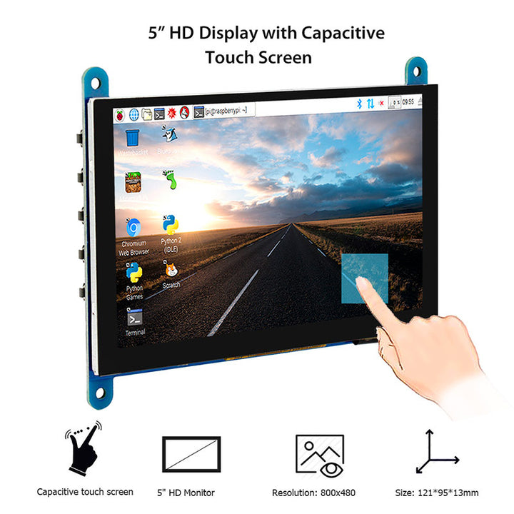 5 inch HDMI Display with capacitive touch screen