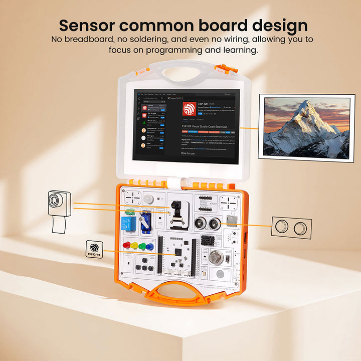 Sensor common board design of All-in-one Starter Kit for ESP32-P4