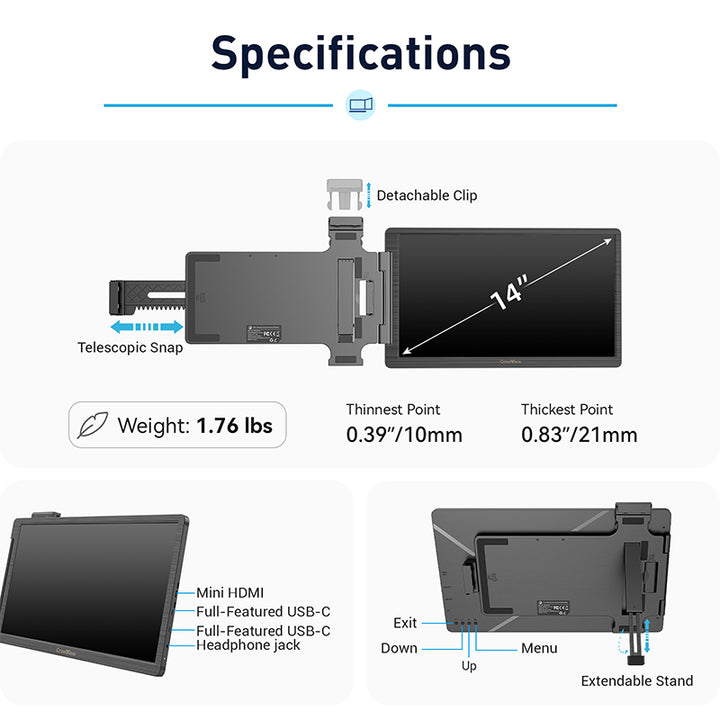 Crowview specifications