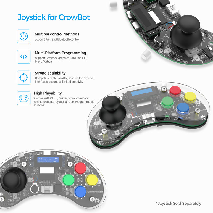 Joystick for crowbot