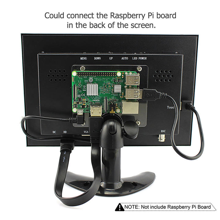 10.1 inch monitor connect with Raspberry Pi