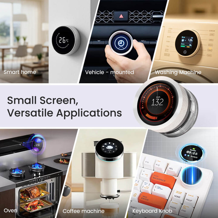 details of 1.28inch rotary screen