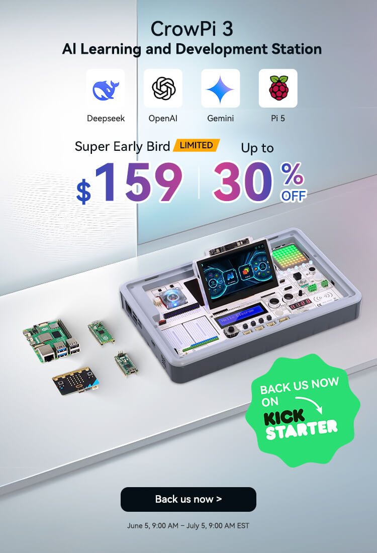 Crowpi Raspberry Pi Kit CrowPi Official Store | Raspberry Pi Laptop, Raspberry Pi Kit