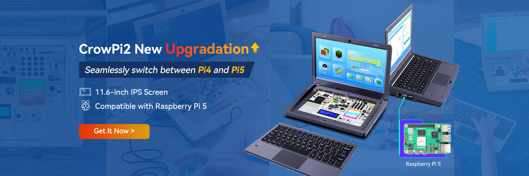 Crowpi Raspberry Pi Kit CrowPi Official Store | Raspberry Pi Laptop, Raspberry Pi Kit