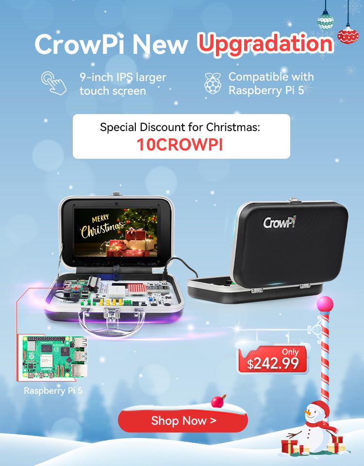 Crowpi Raspberry Pi Kit CrowPi Official Store | Raspberry Pi Laptop, Raspberry Pi Kit