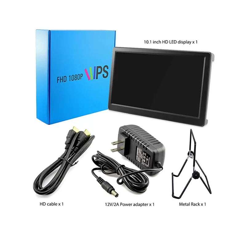 SF101 10.1 Inch Raspberry Pi Display HDMI-compatible VGA Portable  IPS Monitor(Non-Touch Version)