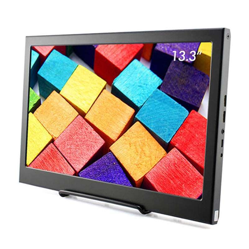 SF133 13.3 Inch IPS Portable Monitor 1920X1080 Dual HDMI-compatible with Build-In Speakers for Raspberry Pi/ XBOX/ Windows 7/8/10