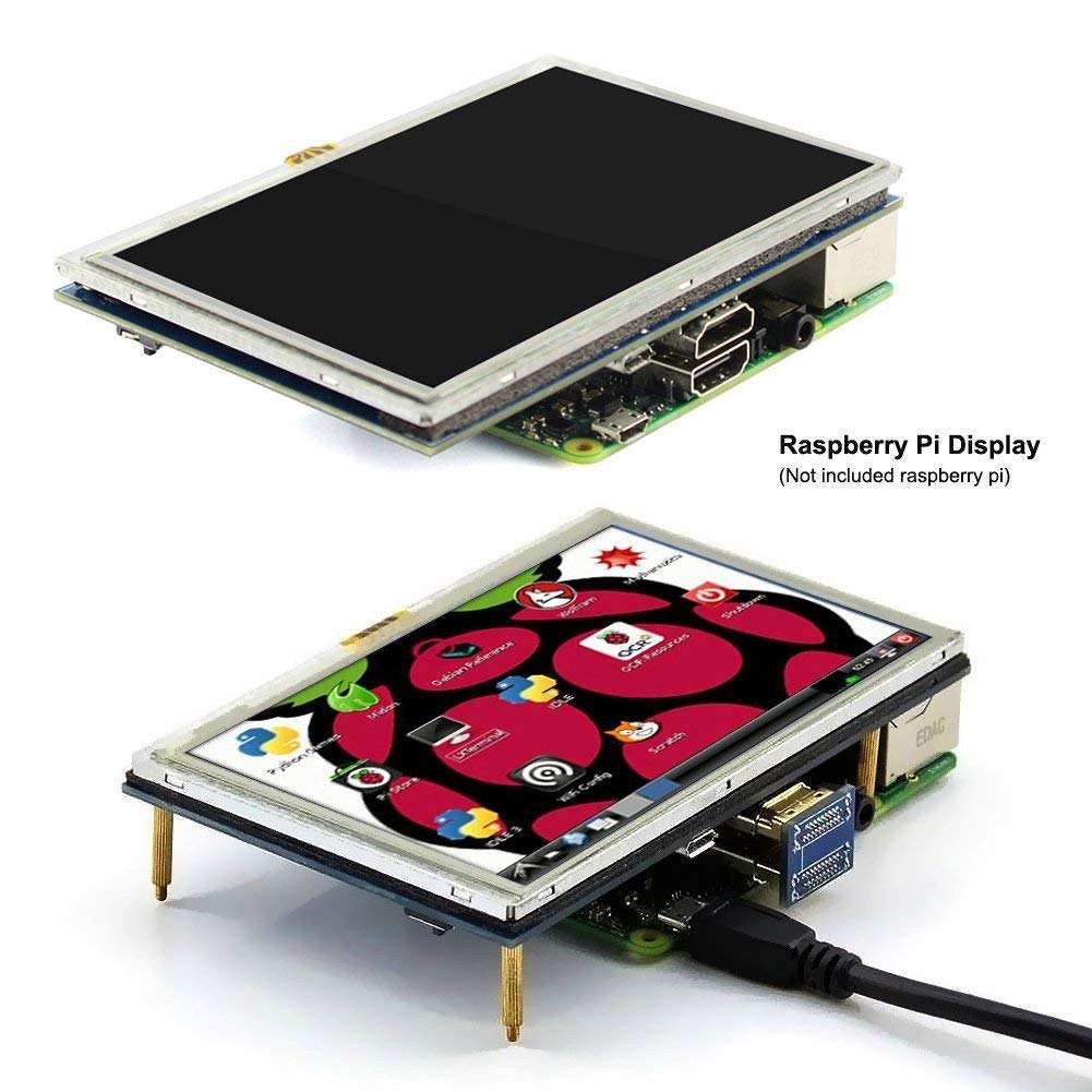 RR050 5 Inch Raspberry Pi Monitor Touchscreen TFT Display