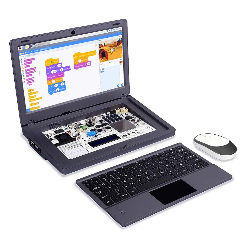 Crowpie Computer CrowPi2 All in One Raspberry Pi Laptop for Programming and Hardware
