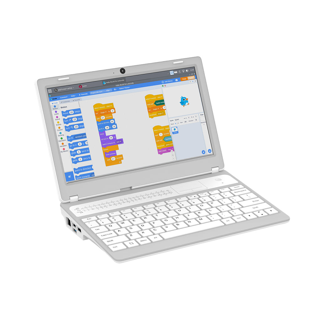 Crowpie Computer CrowPi L - Real Raspberry Pi Laptop for Learning Programming and Hardware