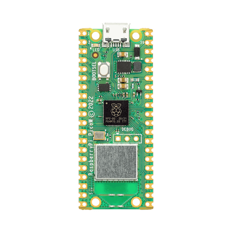 Raspberry Pi Pico W RP2040 Wireless Microcontroller Board