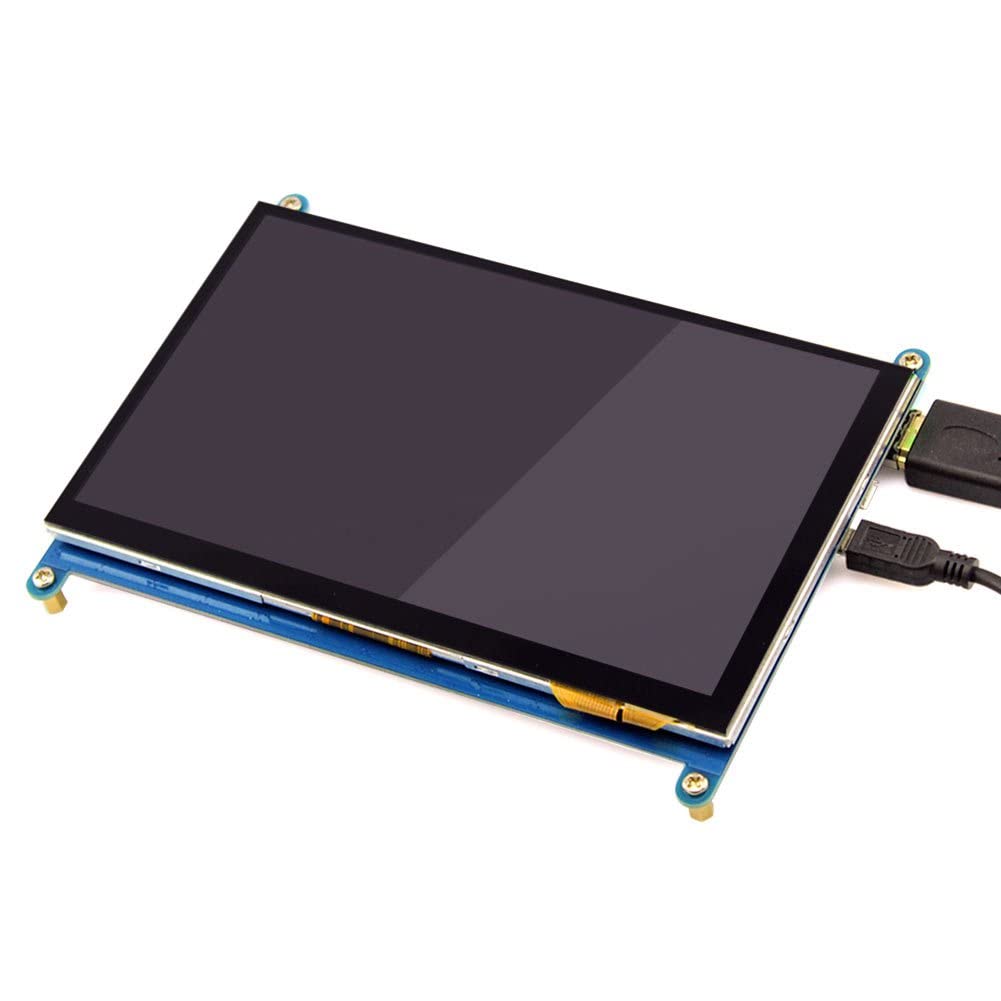 RC070 7 inch Raspberry Pi Monitor Touchscreen Mini HDMI-compatible LCD Screen