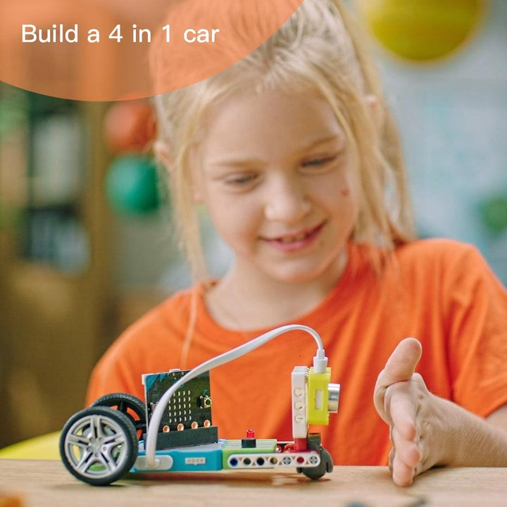 Crowbits Inventor Kit project - build a 4 in 1 car