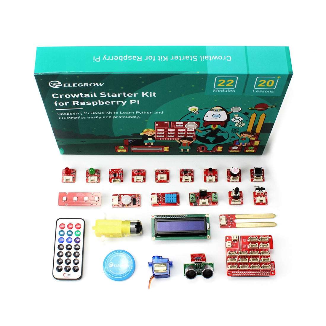 Crowpi Raspberry Pi Kit Crowtail Starter Kit for Raspberry Pi – CrowPi